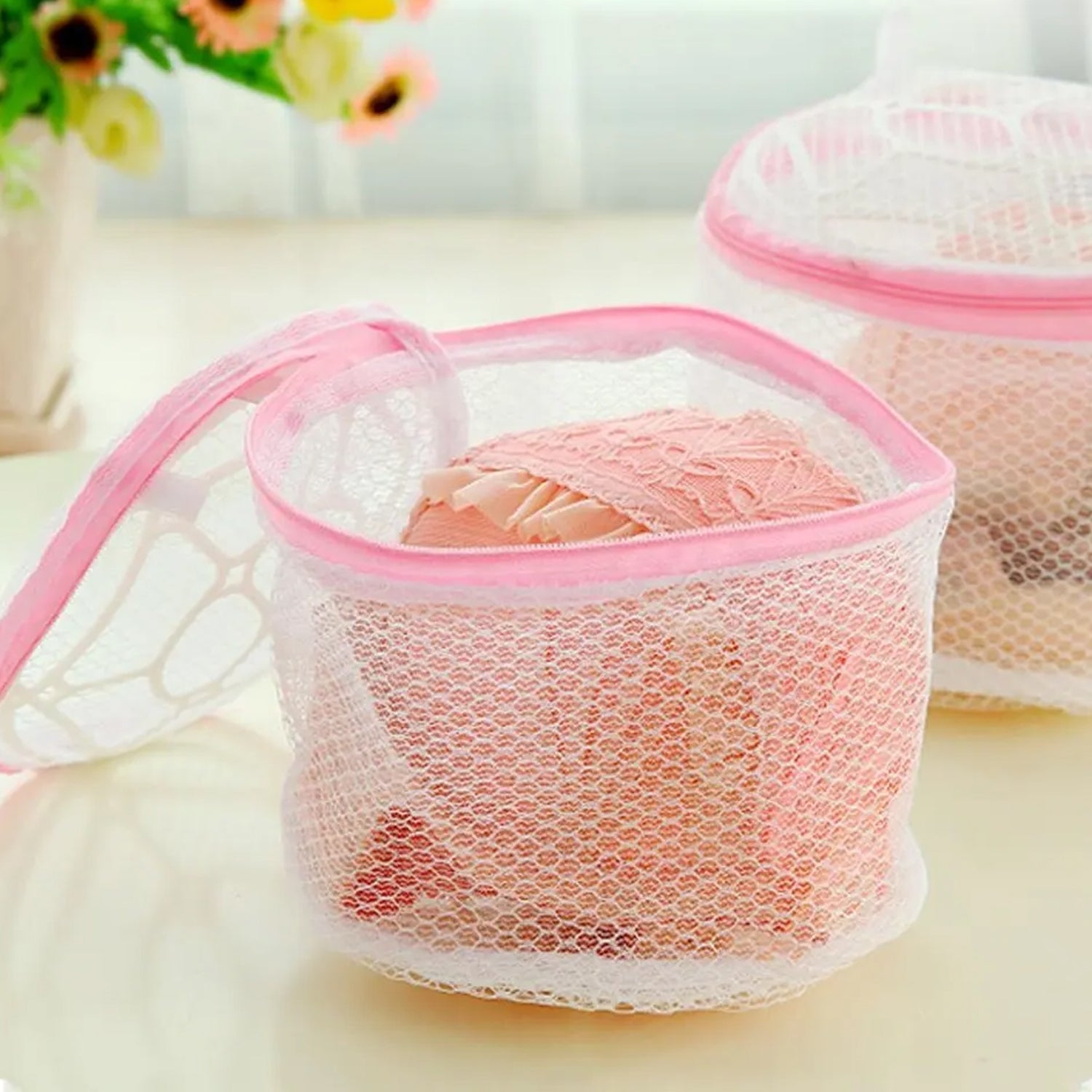 Small Round Laundry Bag (1 Pc): Ideal for Socks & Underwear - Springkart 