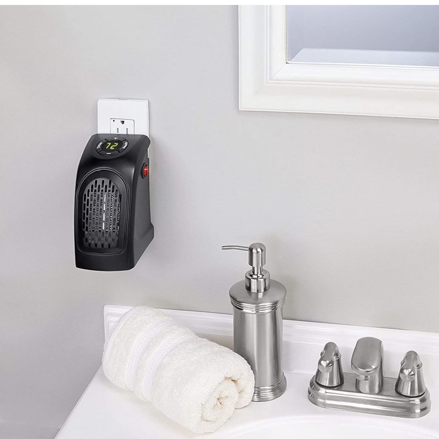 Electric Mini Handy Heater Plug-In Wall (400w) - Springkart 