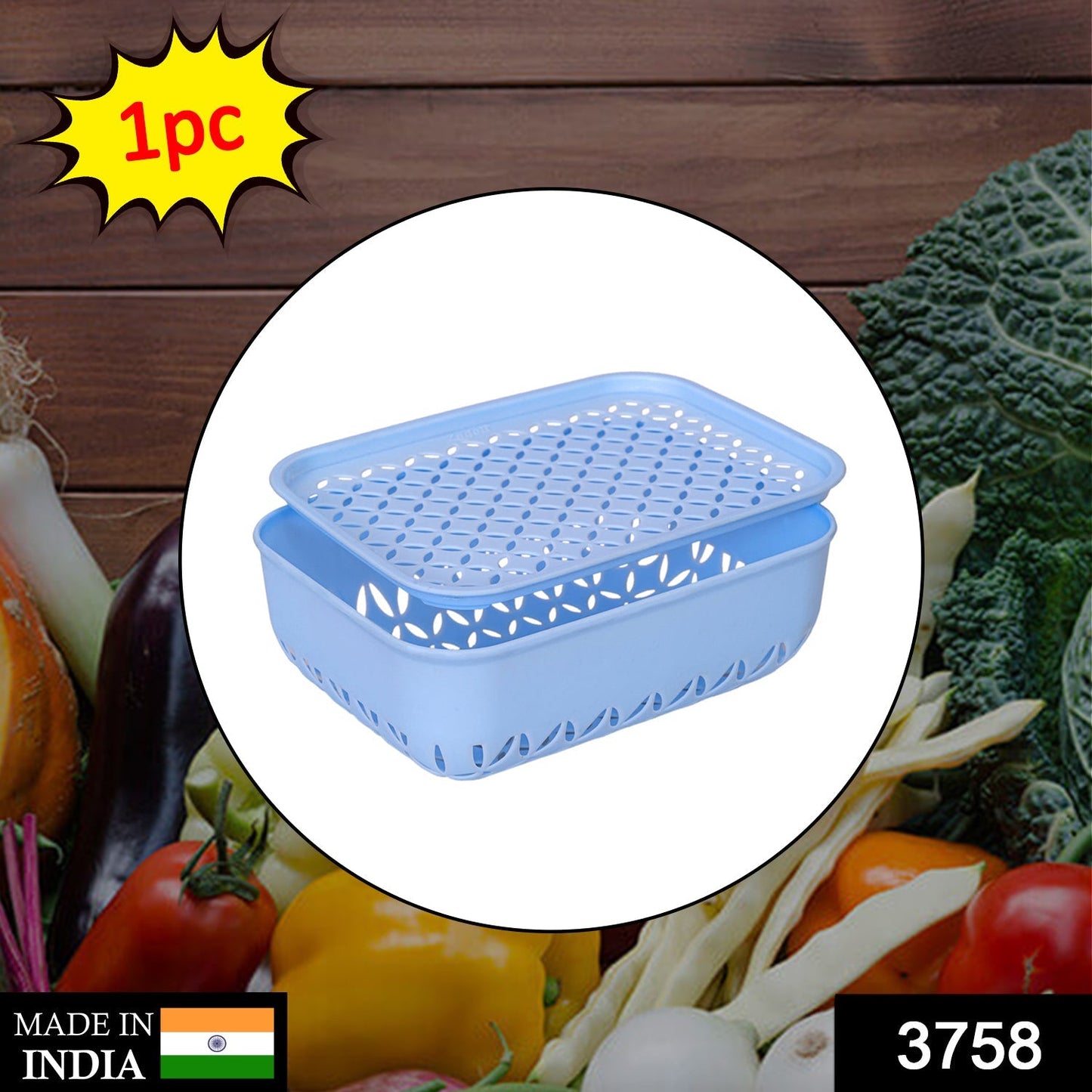 1 Pc Kothmir Basket widely used in all types of household places for holding and storing various kinds of fruits and vegetables etc. - Springkart 