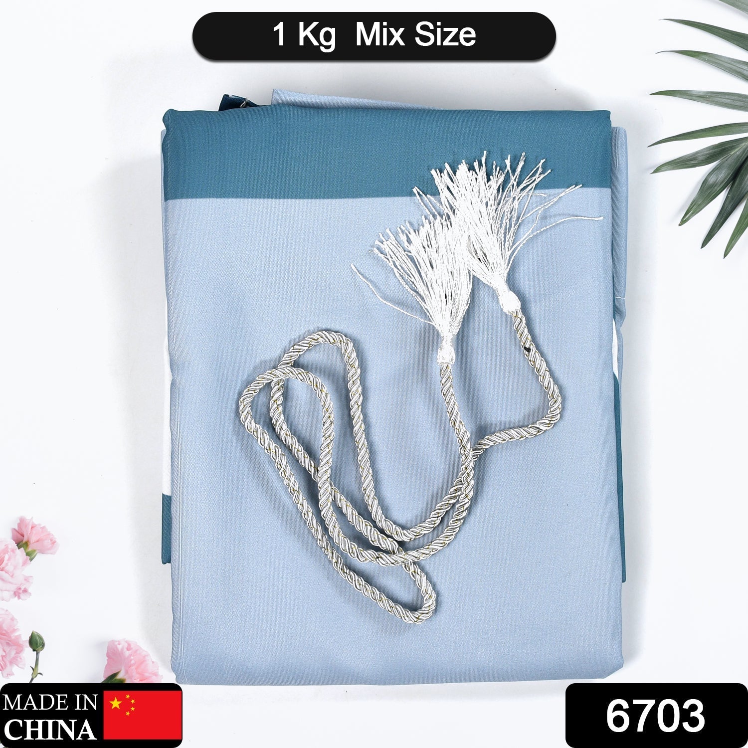 Solid 1 Piece Door Curtain Mix Size(1kg) - Springkart 