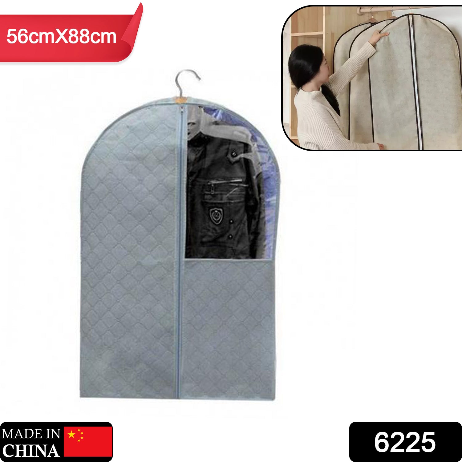 Foldable Non Woven Men's Coat Blazer Suit Cover men's coat blazer cover fold over breathable garment bag suit cover. - Springkart 