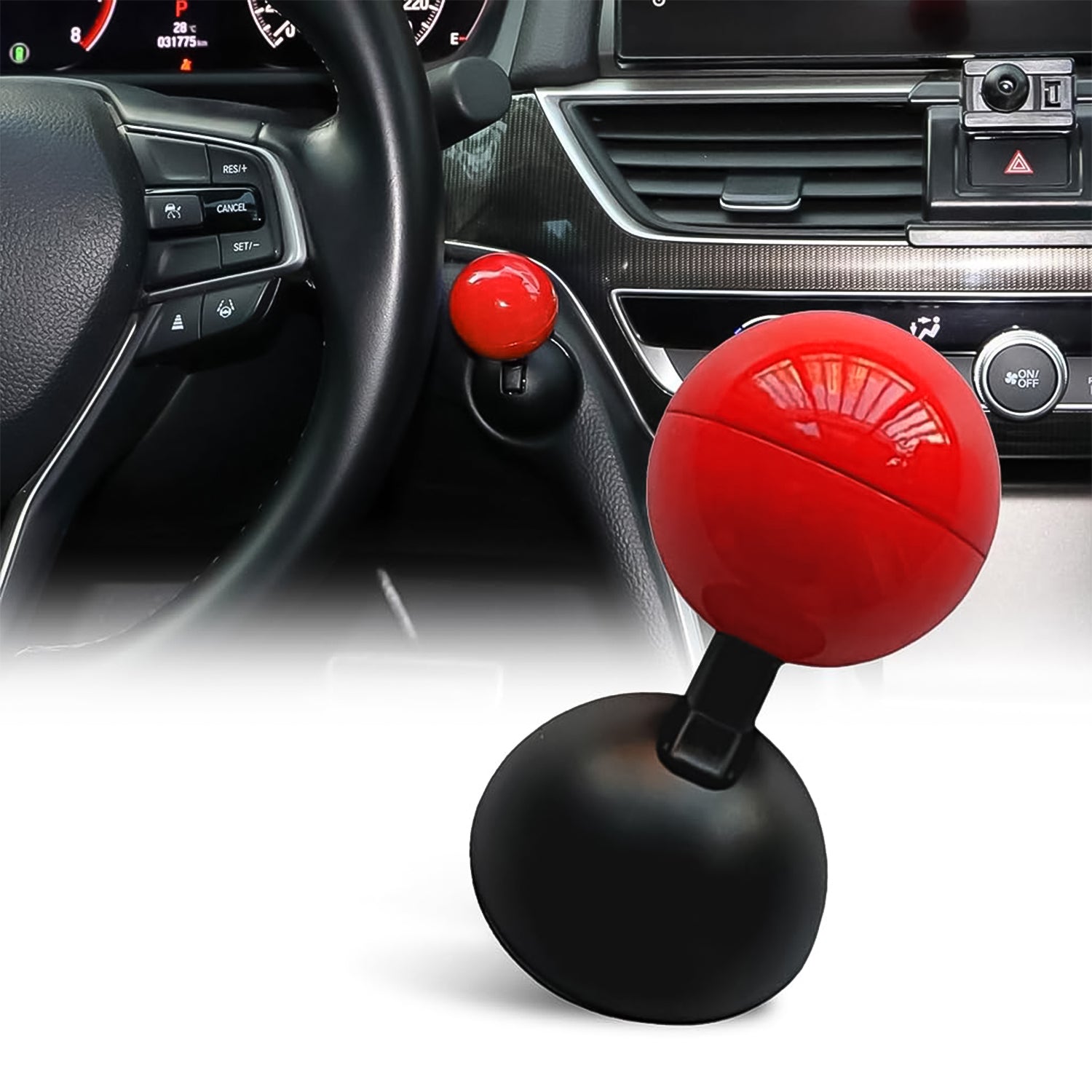 Ball Design Car Push Start Button Rocker / Cover (1 Pc) - Springkart 