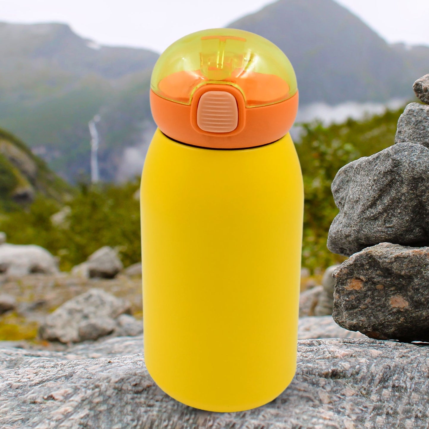 Duck Stainless Steel Water Bottle (1 Pc / Mix Design) - Springkart 