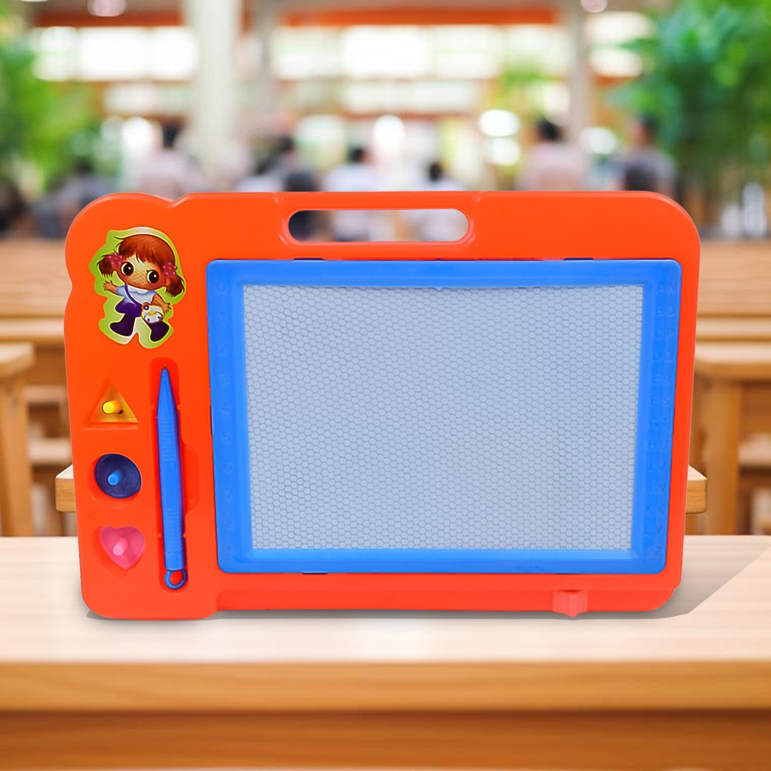 Magnetic Slate Sketch Pad / Board for Kids (1 Pc / 27 × 19 Cm) - Springkart 