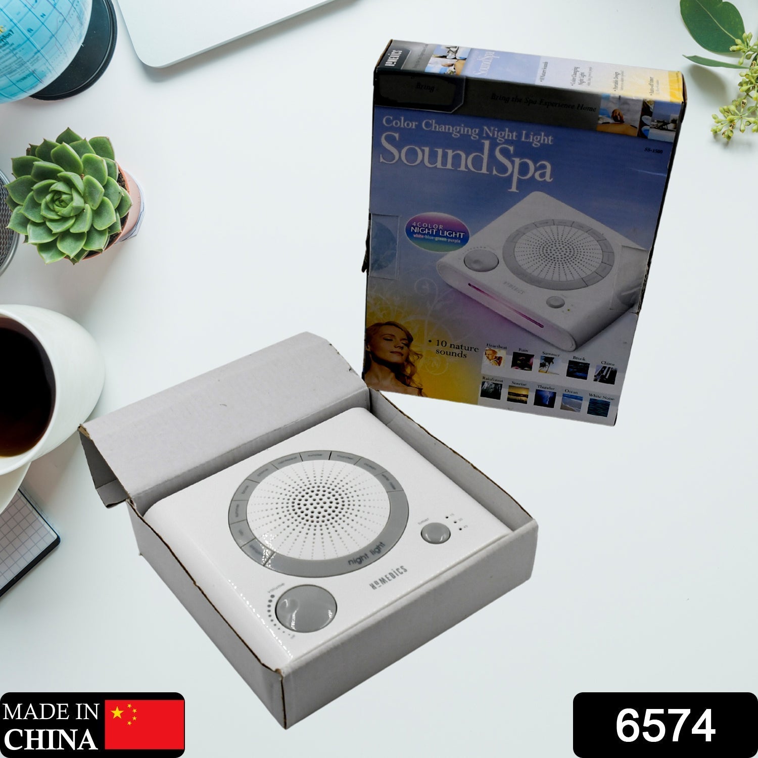 Sleep Therapy Noise Sound Therapy Machine with 8 High-Fidelity Soothing Sleeping , Anxiety , Stress Natural Sounds, Battery or Adaptor Charging Options, 3 Auto-Off Timer Option - Springkart 
