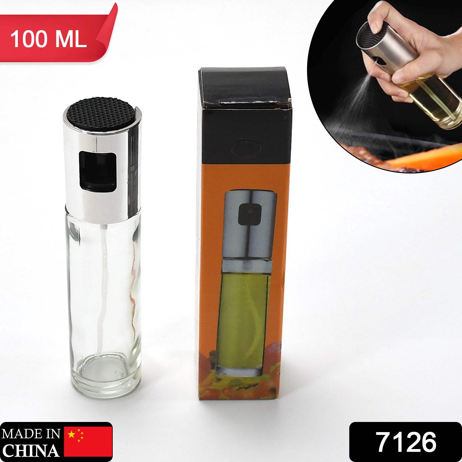 Oil Sprayer Dispenser Glass Bottle for Cooking & Multi-Use - Springkart 