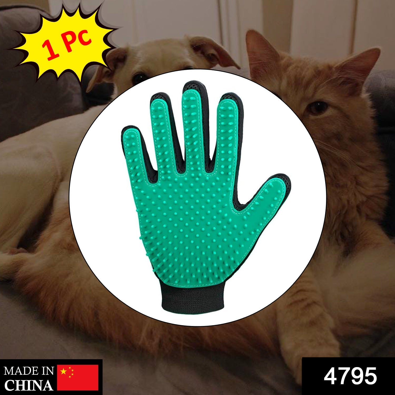 1 Pc Green used in all kinds of household and official kitchen places specially for washing and cleaning utensils and more. - Springkart 