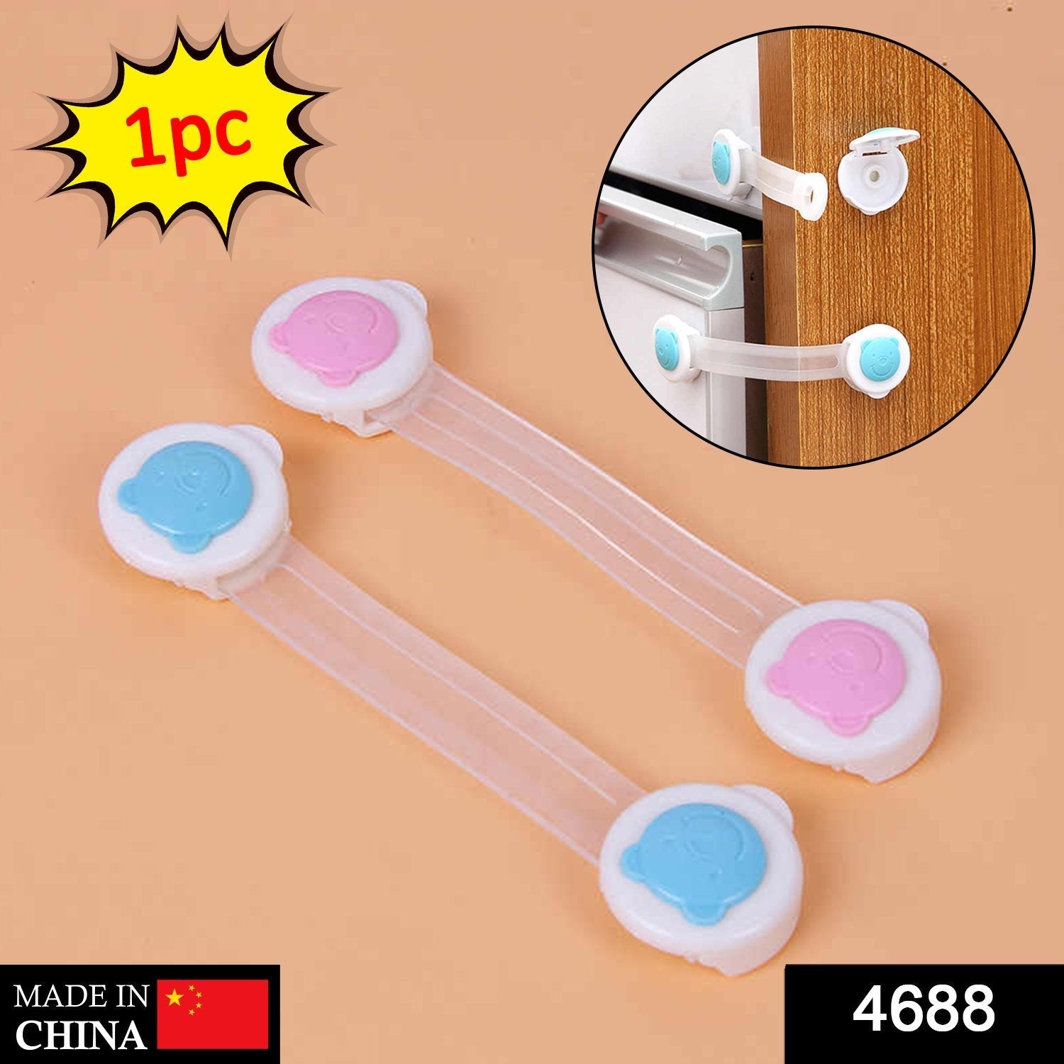 Baby Proofing Child Safety Strap Locks (1Pc Only) - Springkart 