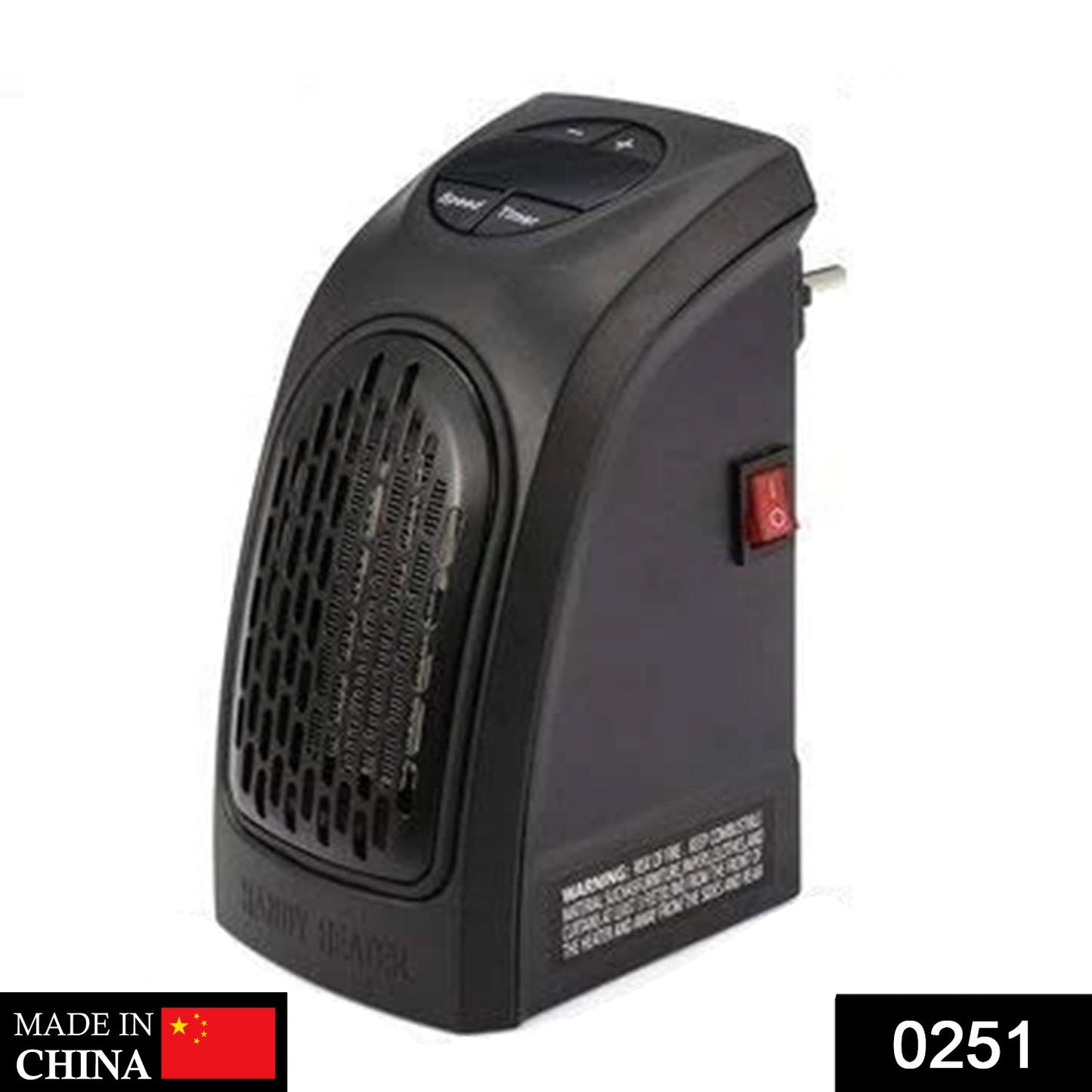 Electric Mini Handy Heater Plug-In Wall (400w) - Springkart 