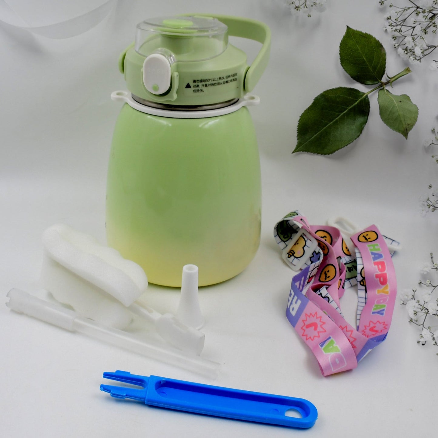 Stainless Steel Mug / Bottle Vacuum Insulated Cup With Handle (1200 ML) - Springkart 