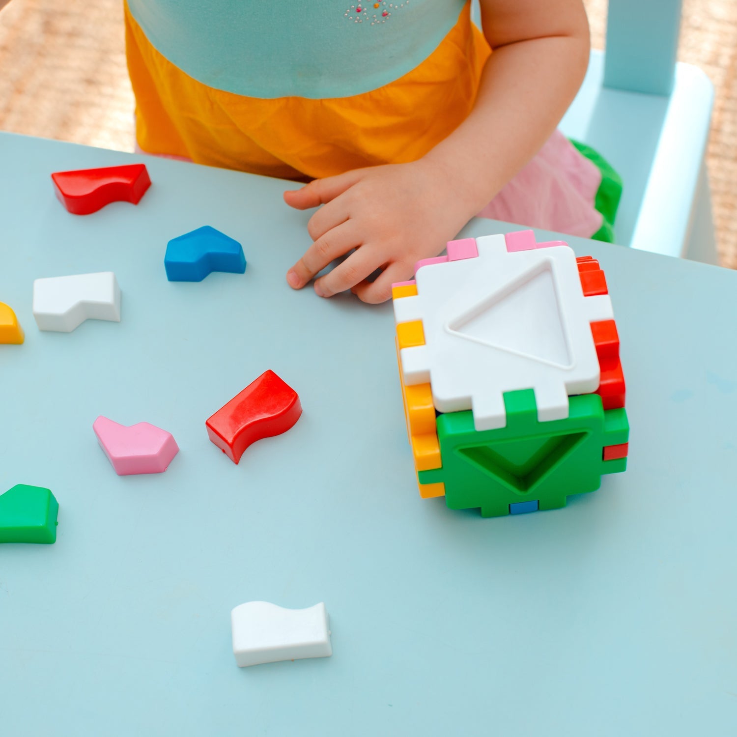 Multi-Color Educational Building Blocks Set for Kids Aged 3-12 - 4 Pc & 12 Pc Options, Perfect Gift for Boys and Girls - Springkart 