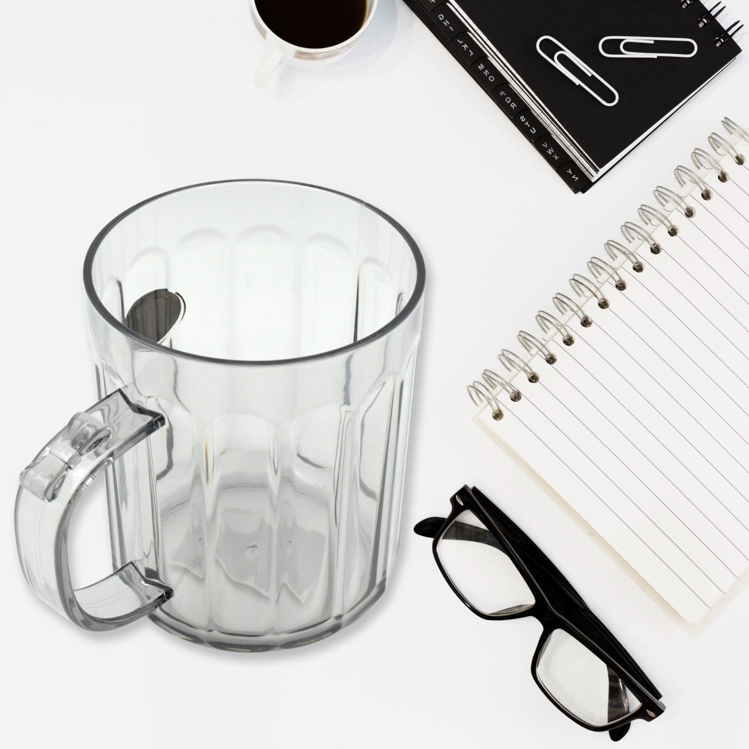 Multi-Purpose Plastic Cup, Toothpaste Holder Bathroom Cup Bathroom Cup With Slot Handle Mug Environmental Friendly Festival for Outdoor for Household Gift For Anniversary and Birthday, (1 Pc) - Springkart 