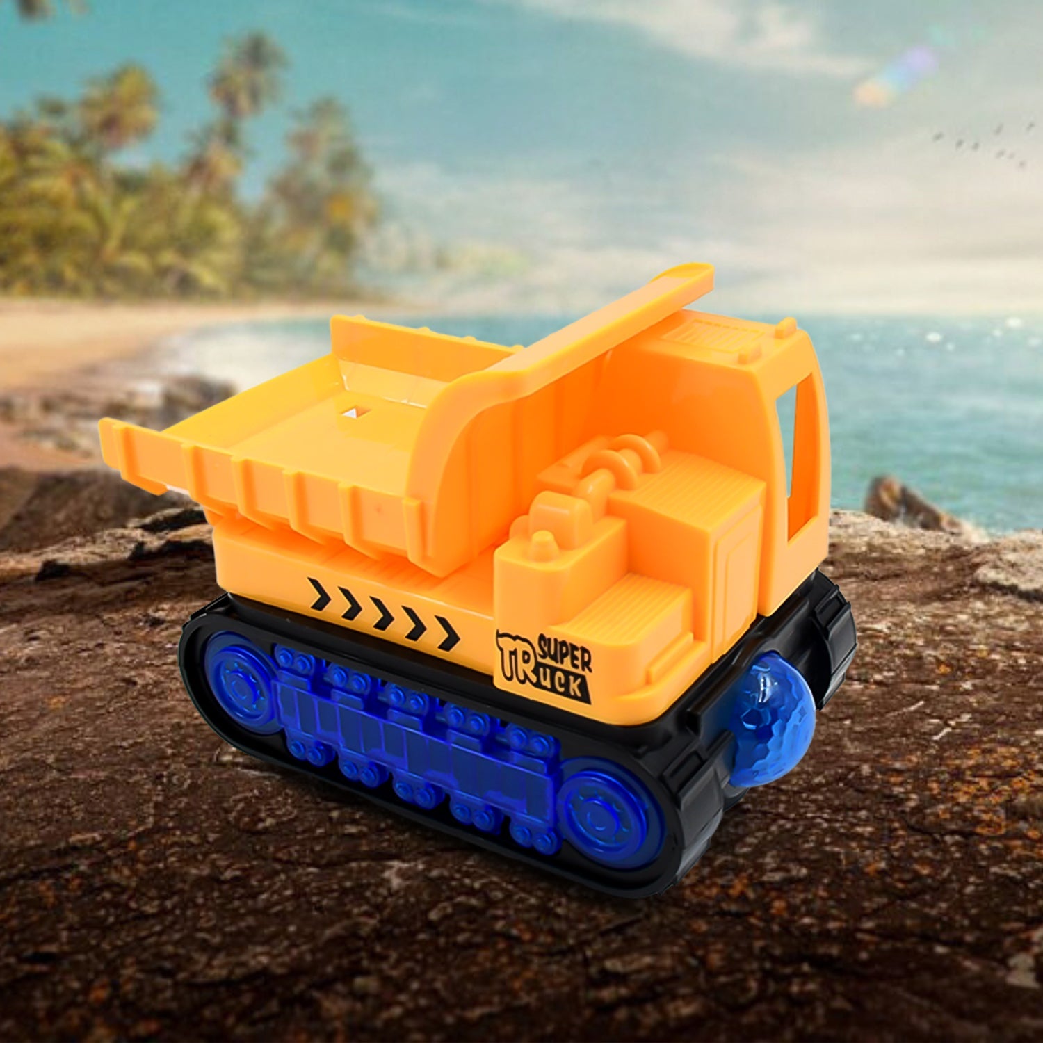 Engineering Vehicle Toys for Kids - Self-Driving Super Dump Truck Toy | Self-Driving Trucks, Engineering truck Electric Vehicle Toys boys birthday gift toys (1 Pc) - Springkart 