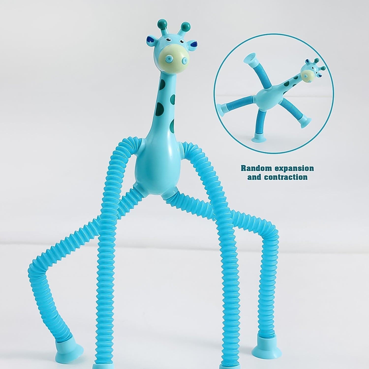 LED Giraffe Telescopic Suction Cup Toys (1 Pc) - Springkart 