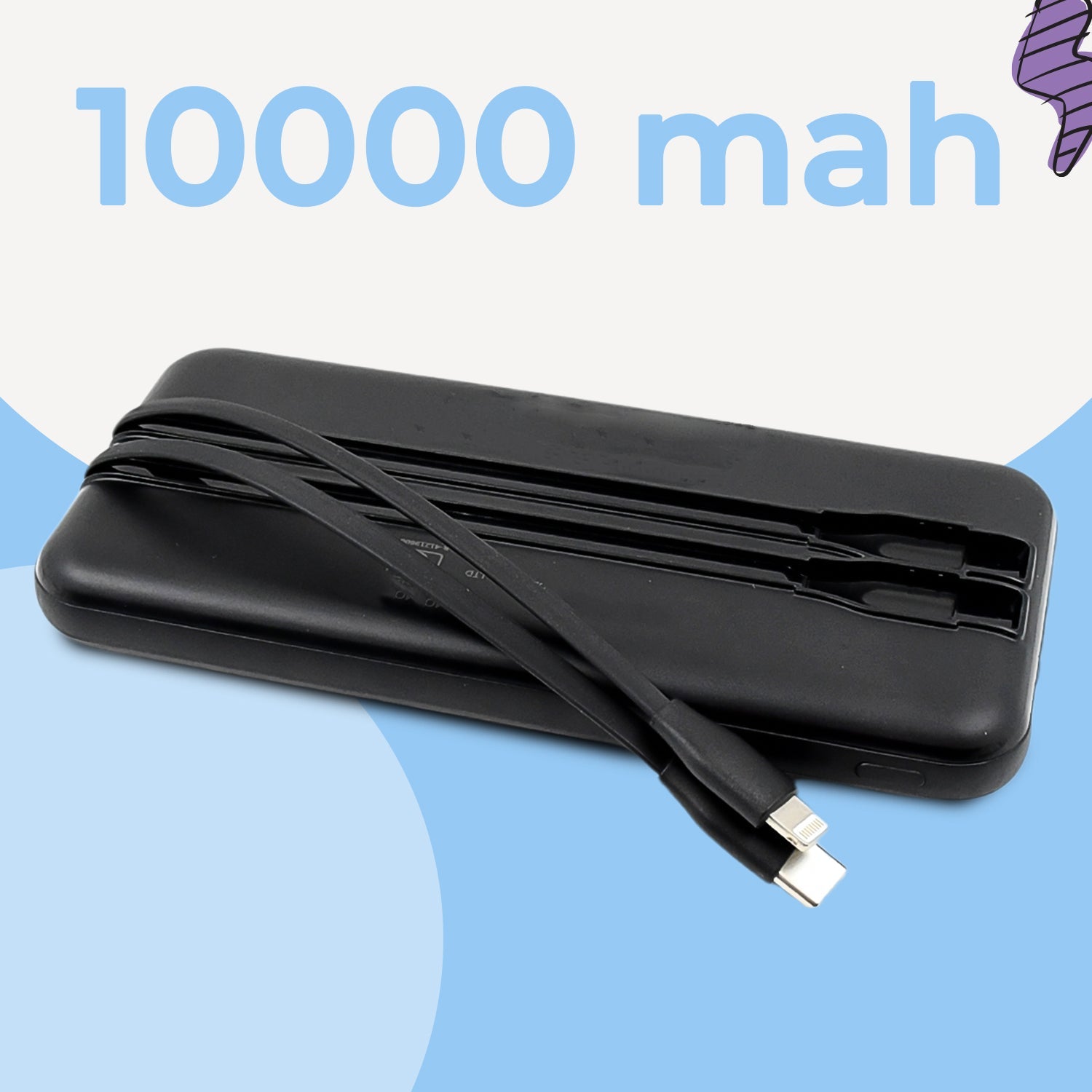 Fast Charging Magnetic Power Bank Portable Wireless & 2in1 USB Battery Charger 10000mah (1 Pc) - Springkart 