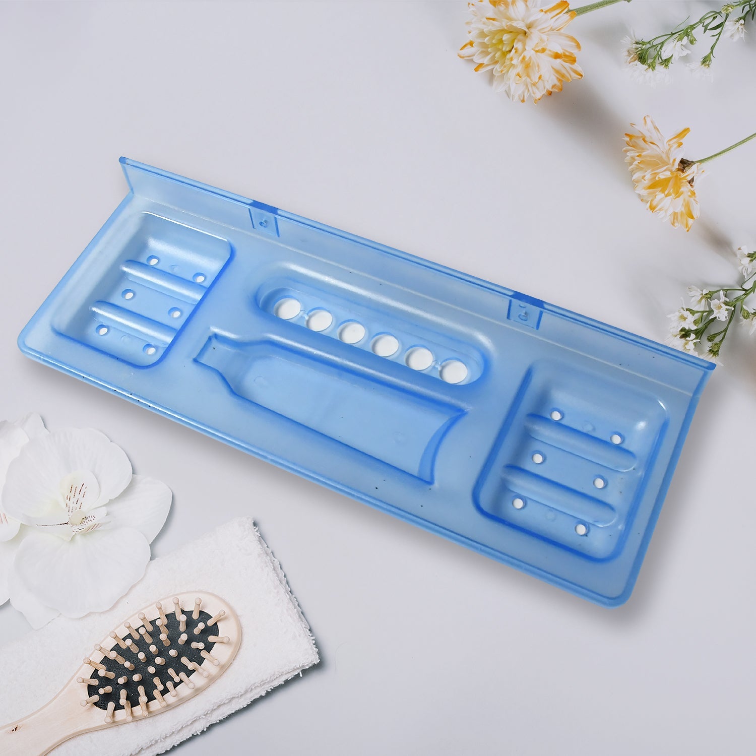 Shop a wide range of bathroom ware products from Pure Source India, in this pack there coming 4in1 glass soap dish, which is suitable to use on stand .It is having unique design of products will enhance beauty of your bath room. - Springkart 