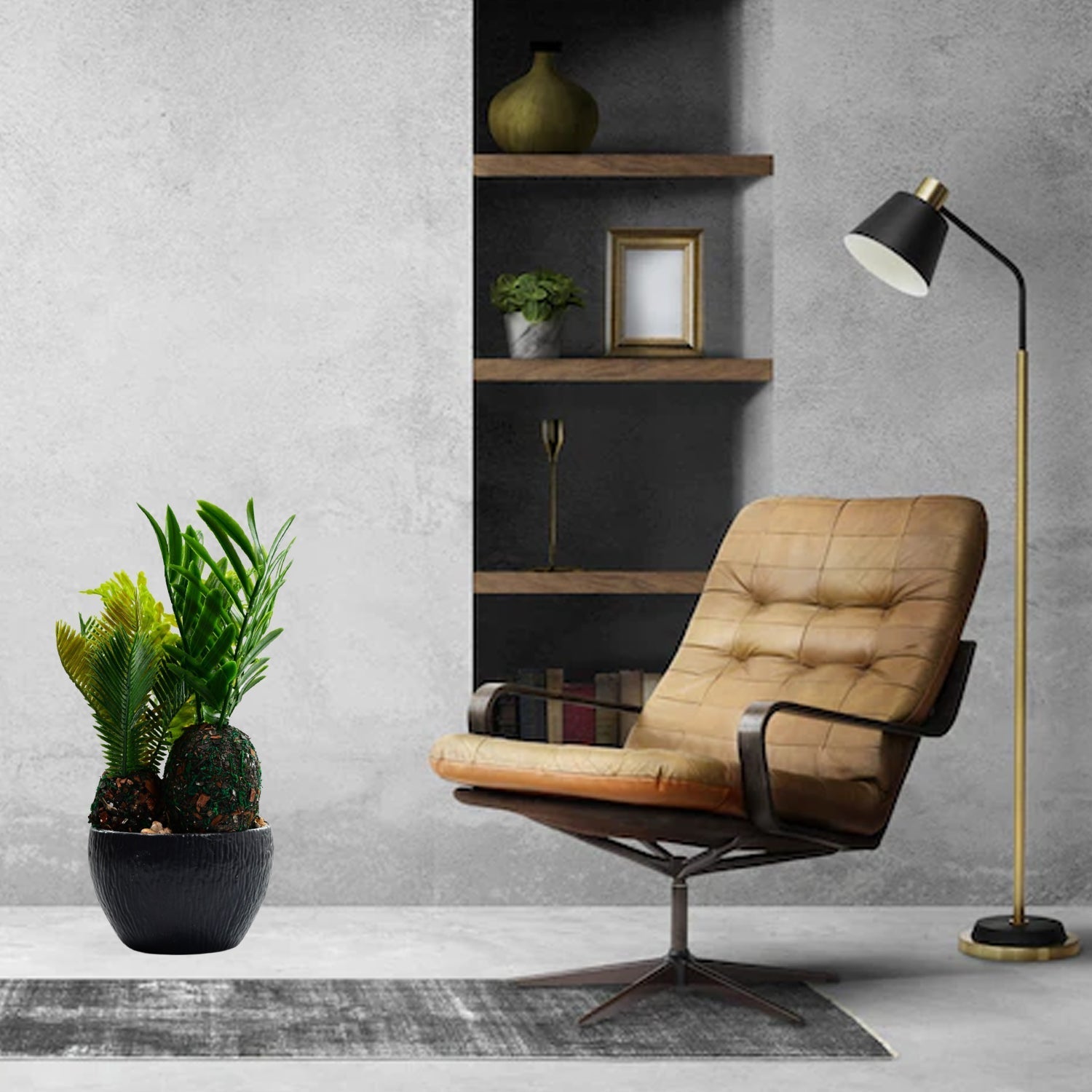 Artificial Potted Plant with Pot - Springkart 