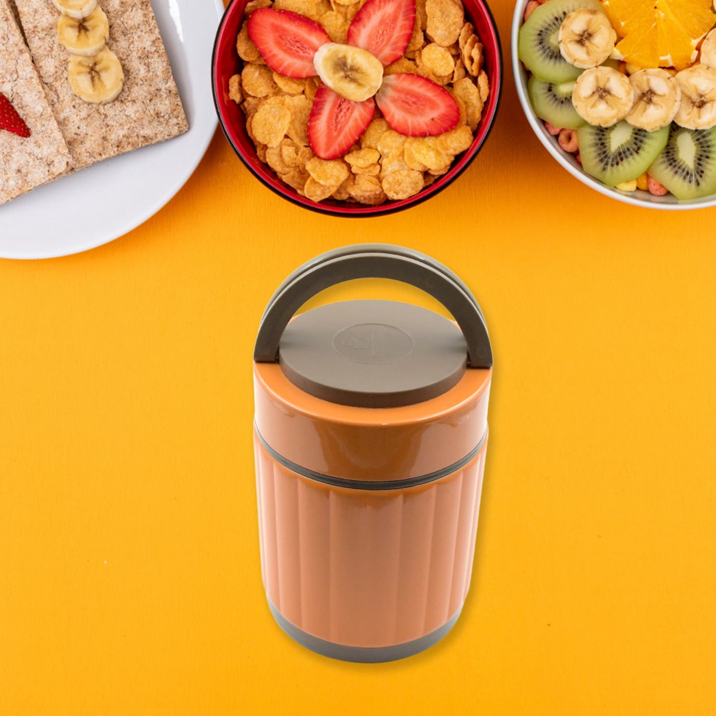 Leak-proof Thermos Flask For Hot Food, Warm Soup Cup, Vacuum Insulated Lunch Box, Food Box for Thermal Container For Food Stainless Steel - Springkart 