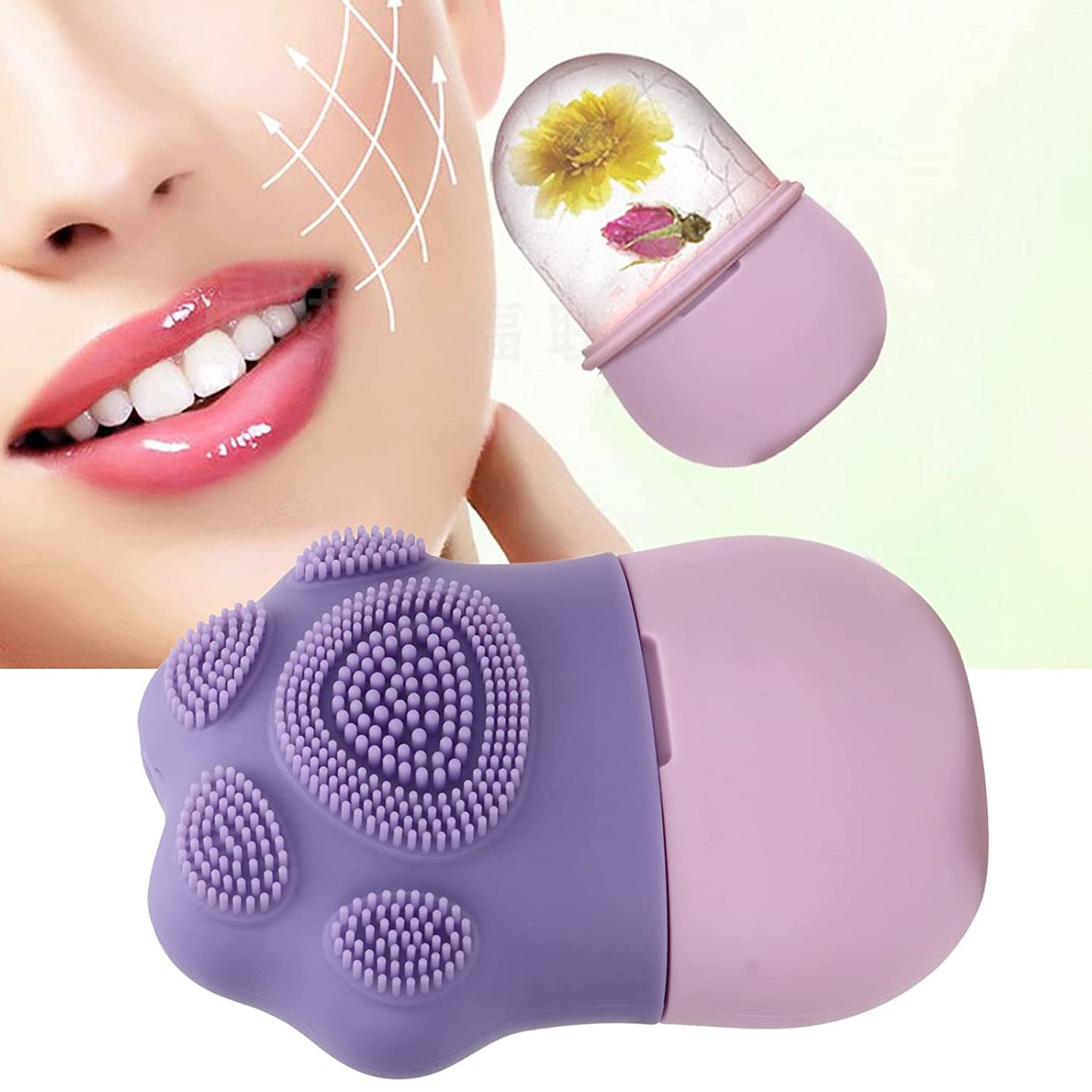 Non-Slip Silicone Ice Roller for Face – Reusable Beauty Tool (1 Pc) - Springkart 