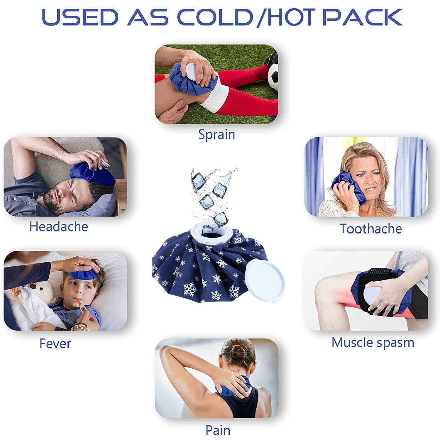 Pain Reliever Ice Bag Used To Overcome Joints Pain In Body. - Springkart 