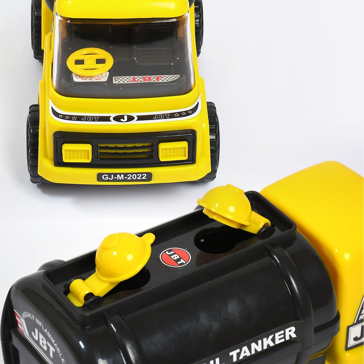 Big Heavy Duty Unbreakable Toy Truck with Sound | Friction Powered Oil-Water Tanker - Springkart 