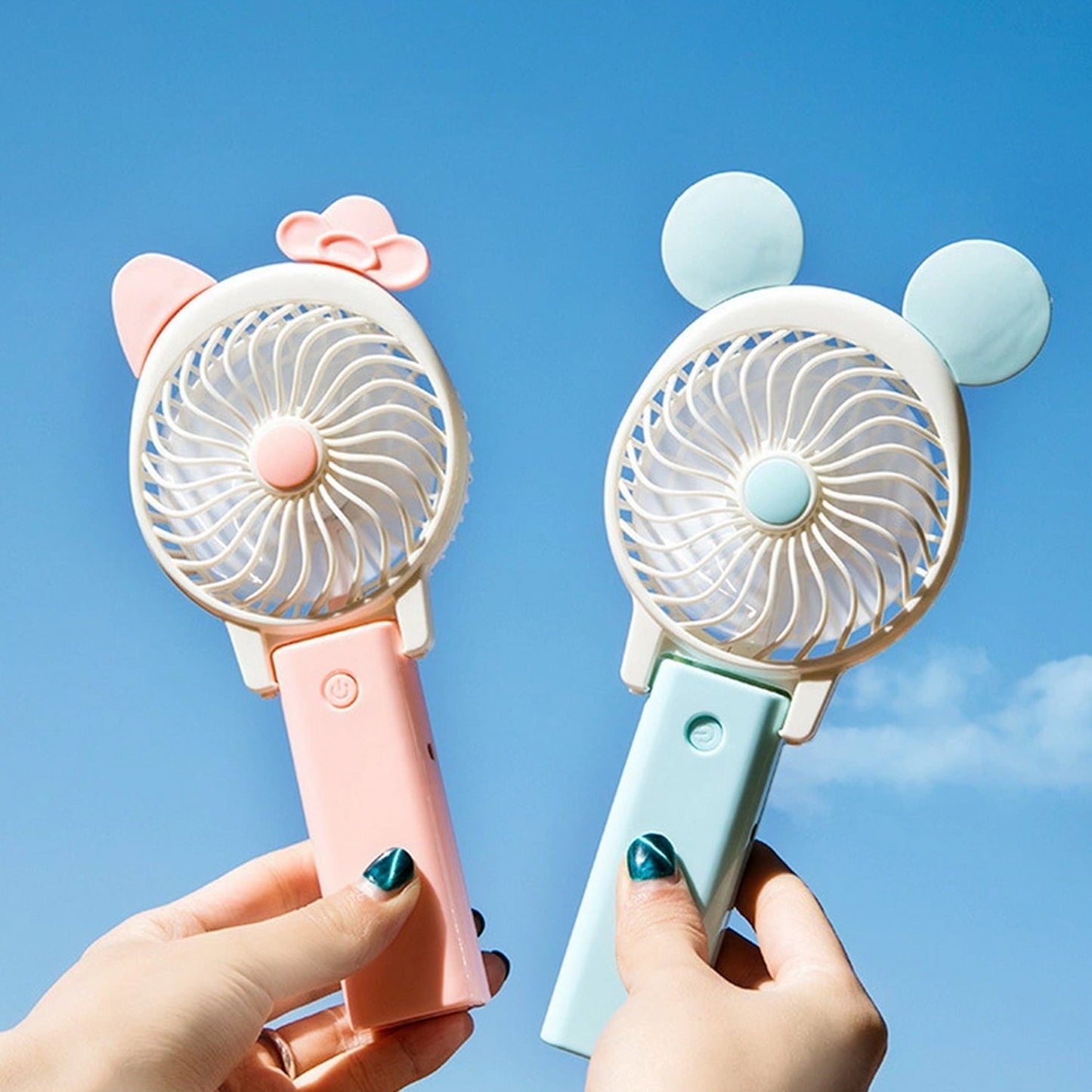 Mini Cartoon Style Fan used in all kinds of places including household and many more for producing fresh air purposes.(Battery Not Include) - Springkart 