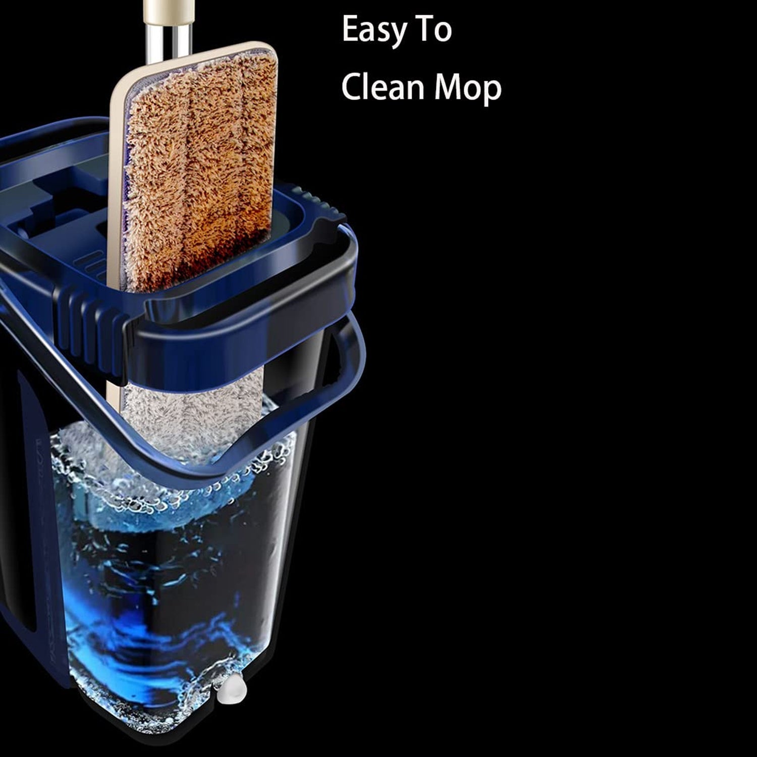 Scratch Cleaning Mop with 2 in 1 Self Clean Wash Dry Hands Free Flat Mop - Springkart 
