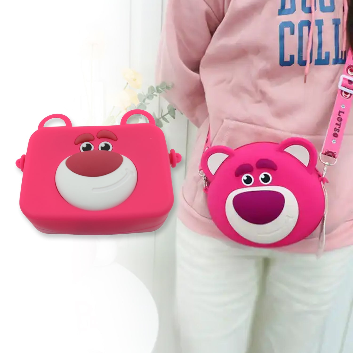 Cute Cartoon Girls' Backpack, Shoulder Bag / Purse, Portable, Mini Silicone Handbag Girls, Children's Bag / Purse for For Girls Women, Gift Girls Bag Accessories (1 Pc ) - Springkart 