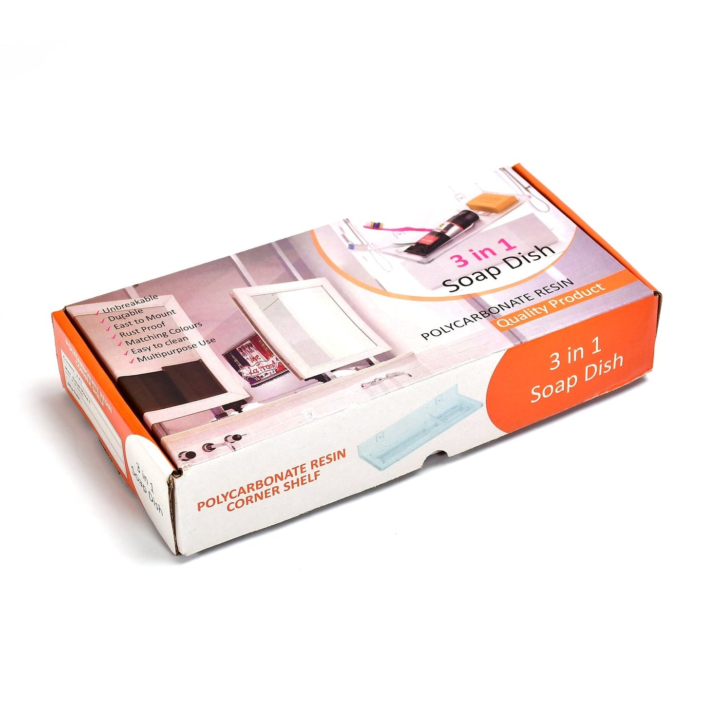 SHOP A WIDE RANGE OF BATHROOM WARE PRODUCTS FROM PURE SOURCE INDIA, IN THIS PACK THERE COMING 3IN1 GLASS SOAP DISH, WHICH IS SUITABLE TO USE ON STAND. - Springkart 