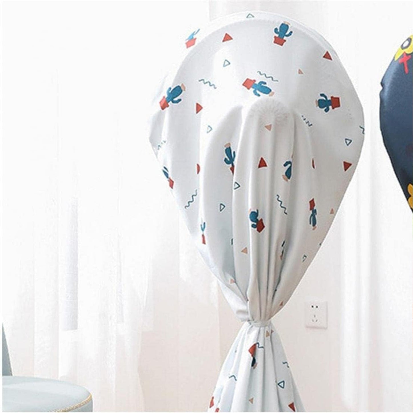 Decorative Dustproof And Waterproof Table Fan Cover, Useful When The Fan Is Not In Use. (Mix Size / Design / Mix Color) - Springkart 