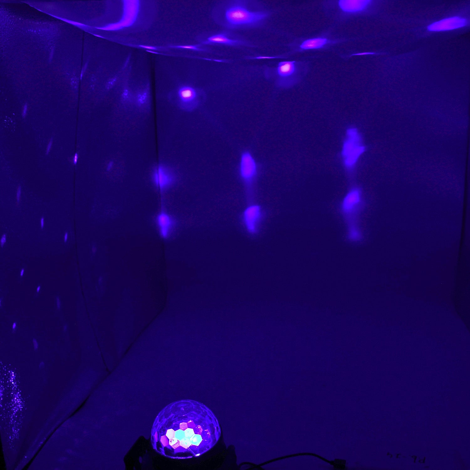 Party Lights, DJ Stage Light Disco Ball Light USB Charging Party Stage Lamp Party Light for Home Bar Car Wedding Holiday Party, Party Gift Kids Birthday - Springkart 