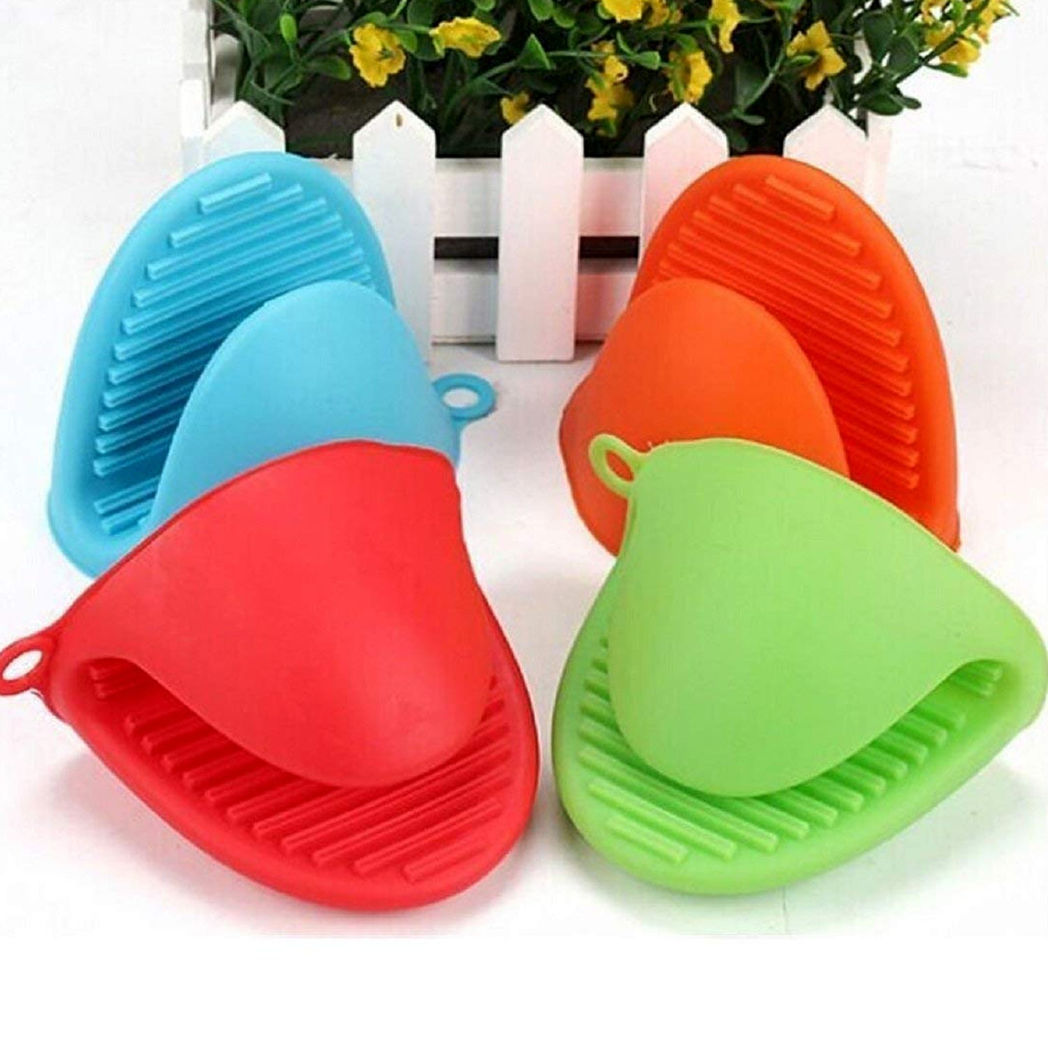 Silicone Heat Resistant Cooking Potholder for Kitchen Cooking & Baking - Springkart 
