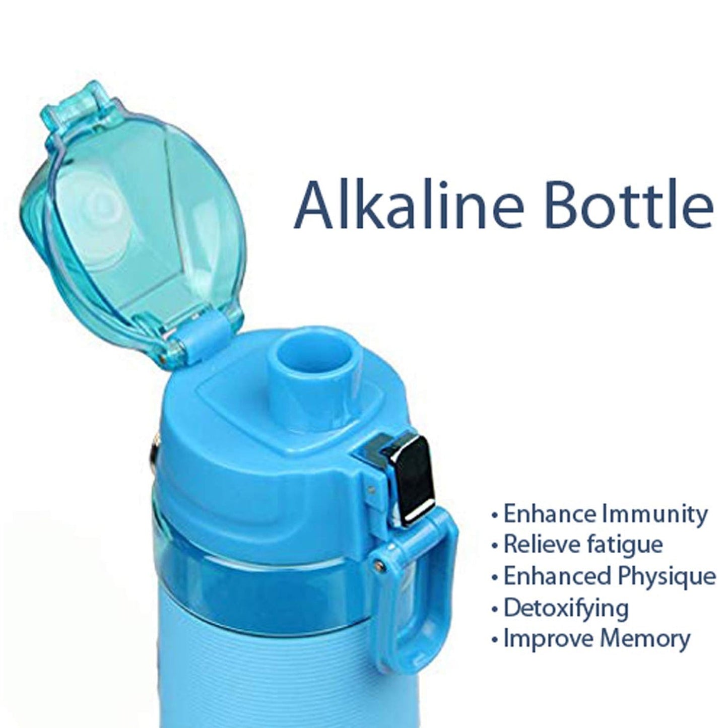 Alkaline Water Bottle, with Food Grade Plastic, Stylish and Portable (Particulates not included) - Springkart 