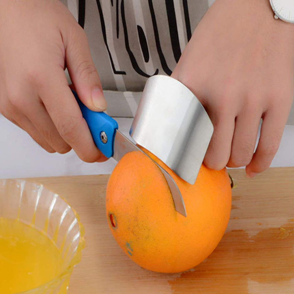 Stainless Steel Finger Guard Cutting Protector - Springkart 