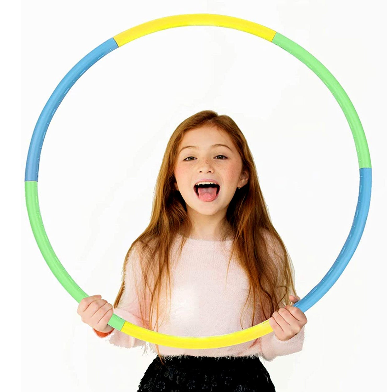 Hoops Hula Interlocking Exercise Ring for Fitness with Dia Meter Boys Girls and Adults - Springkart 