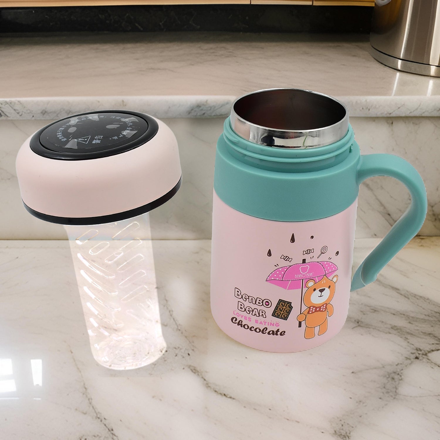 Smart Vacuum Insulated Water Bottle with LED Temperature Display & Gift Color Box (600 ML Approx) - Springkart 