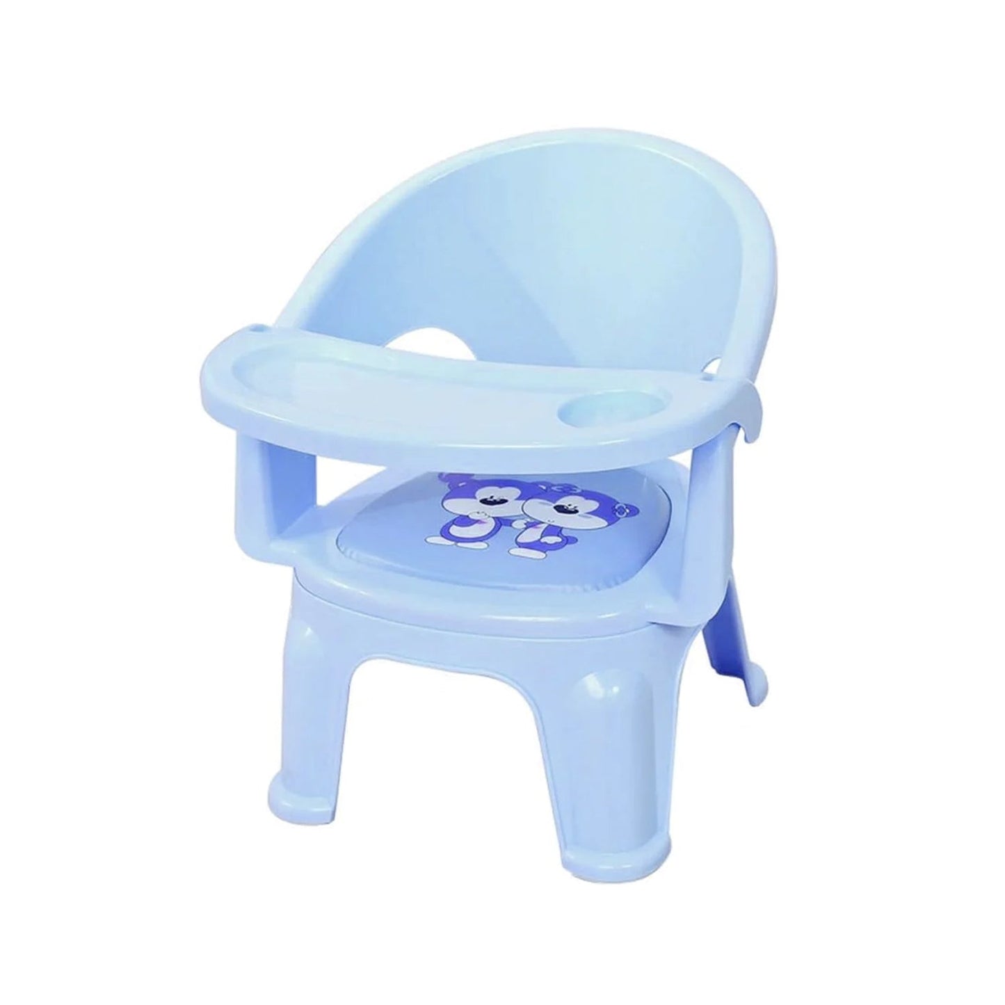 Baby Chair, with Tray Strong and Durable Plastic Chair for Kids/Plastic School Study Chair/Feeding Chair for Kids, Portable High Chair for Kids - Springkart 