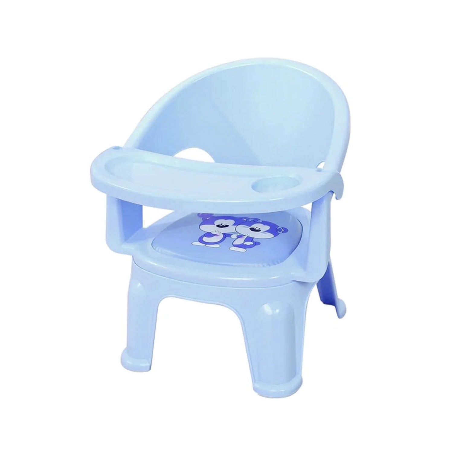 Baby Chair, with Tray Strong and Durable Plastic Chair for Kids/Plastic School Study Chair/Feeding Chair for Kids, Portable High Chair for Kids - Springkart 
