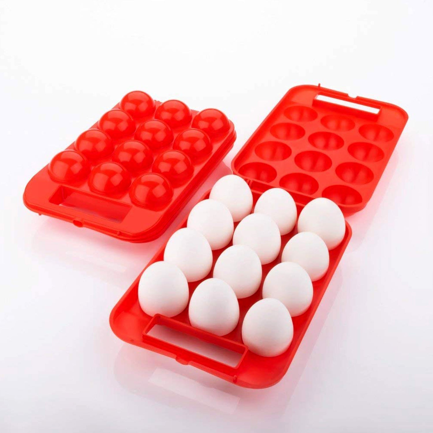 Plastic Egg Carry Tray Holder Carrier Storage Box - Springkart 