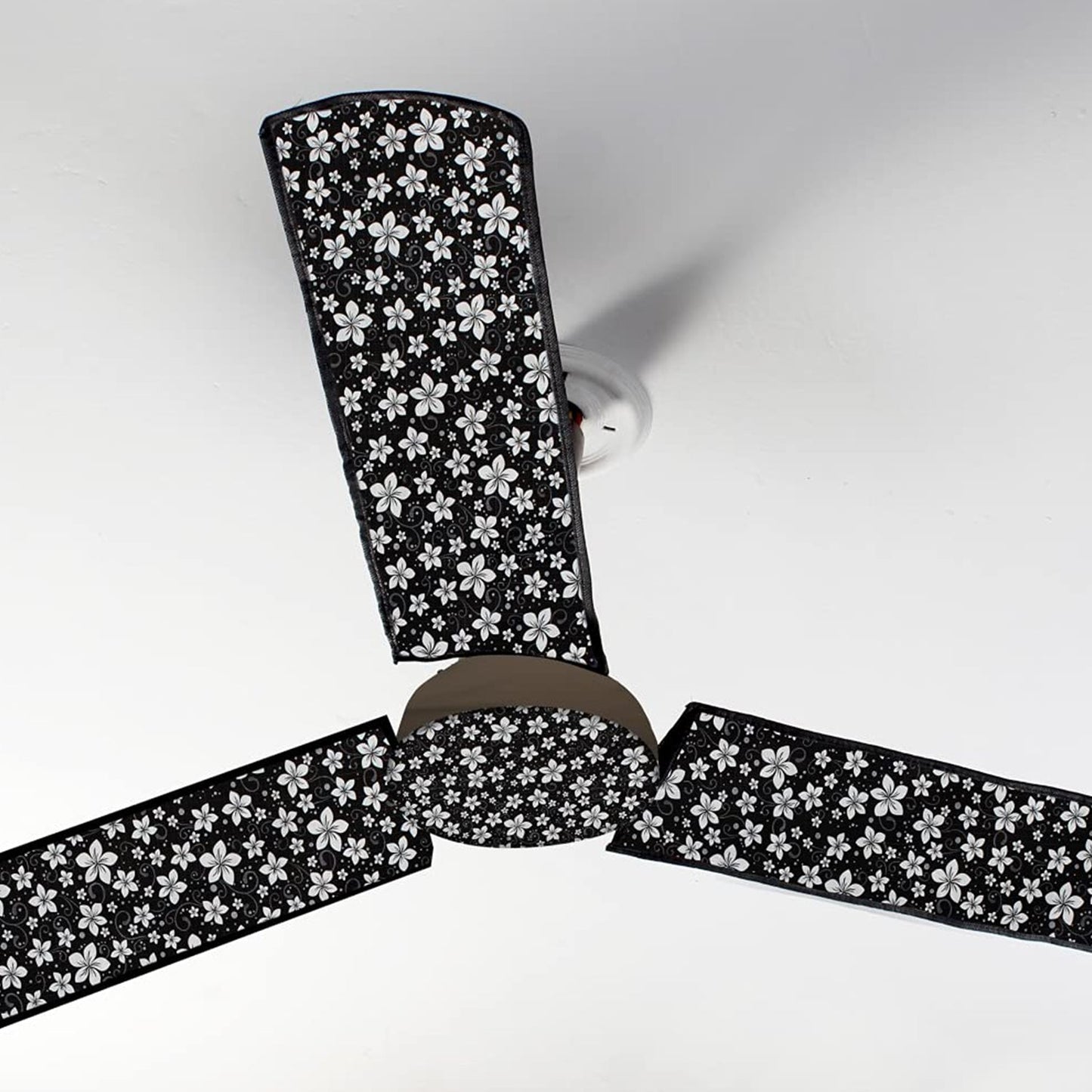 Ceiling Fan Blade Cover used to cover ceiling fan blades for prevent it from dust and can be used in mostly any kinds of places like offices and household etc. - Springkart 