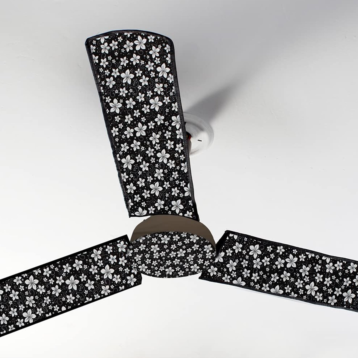 Ceiling Fan Blade Cover used to cover ceiling fan blades for prevent it from dust and can be used in mostly any kinds of places like offices and household etc. - Springkart 