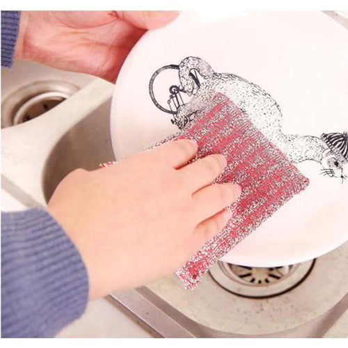 Scratch Proof Kitchen Utensil Scrubber Pad (Pack of 12) - Springkart 