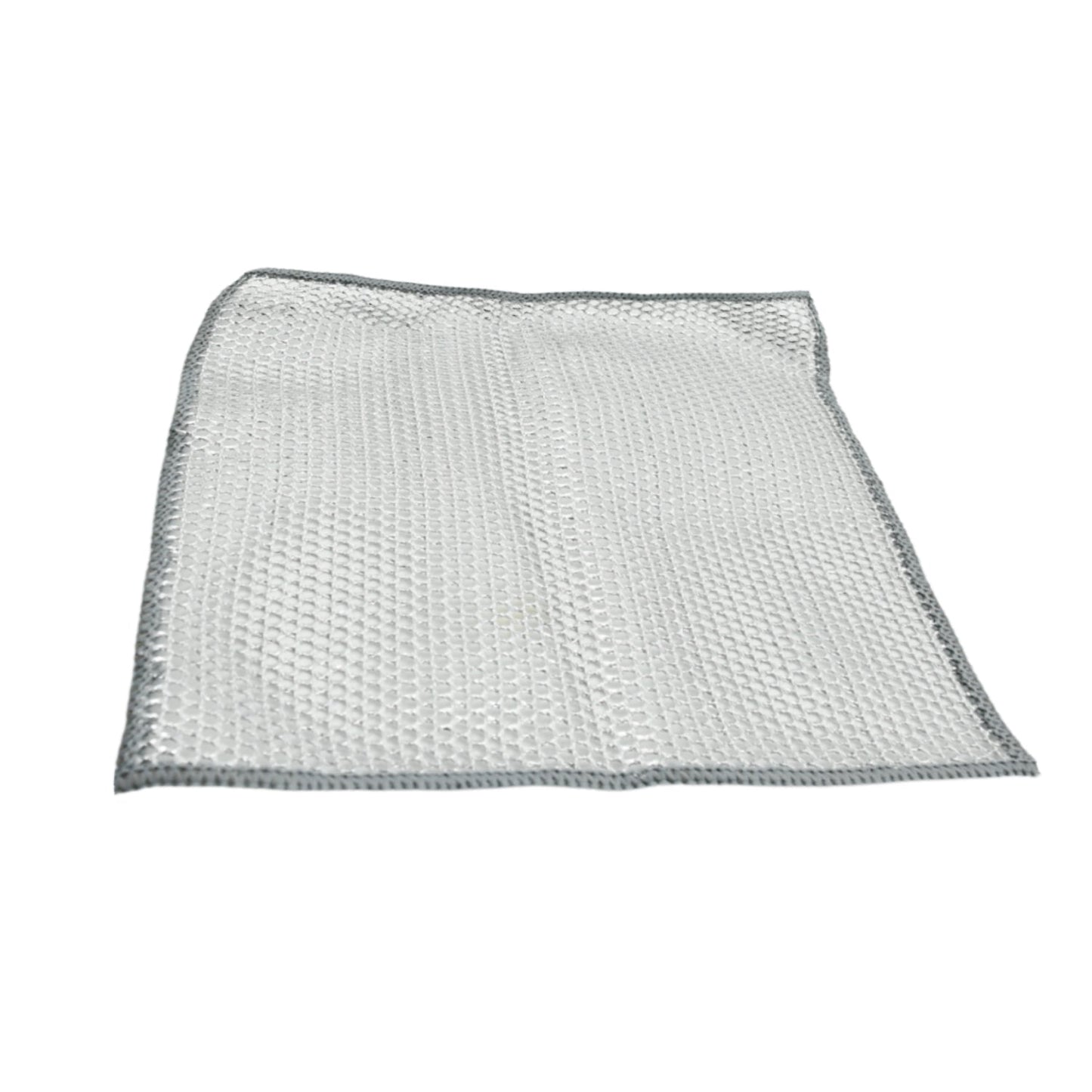 Double-Sided Multipurpose Microfiber Cloths, Stainless Steel Scrubber, Non-Scratch Wire Dishcloth, Durable Kitchen Scrub Cloth (10 Pc / 20 x 20 Cm)