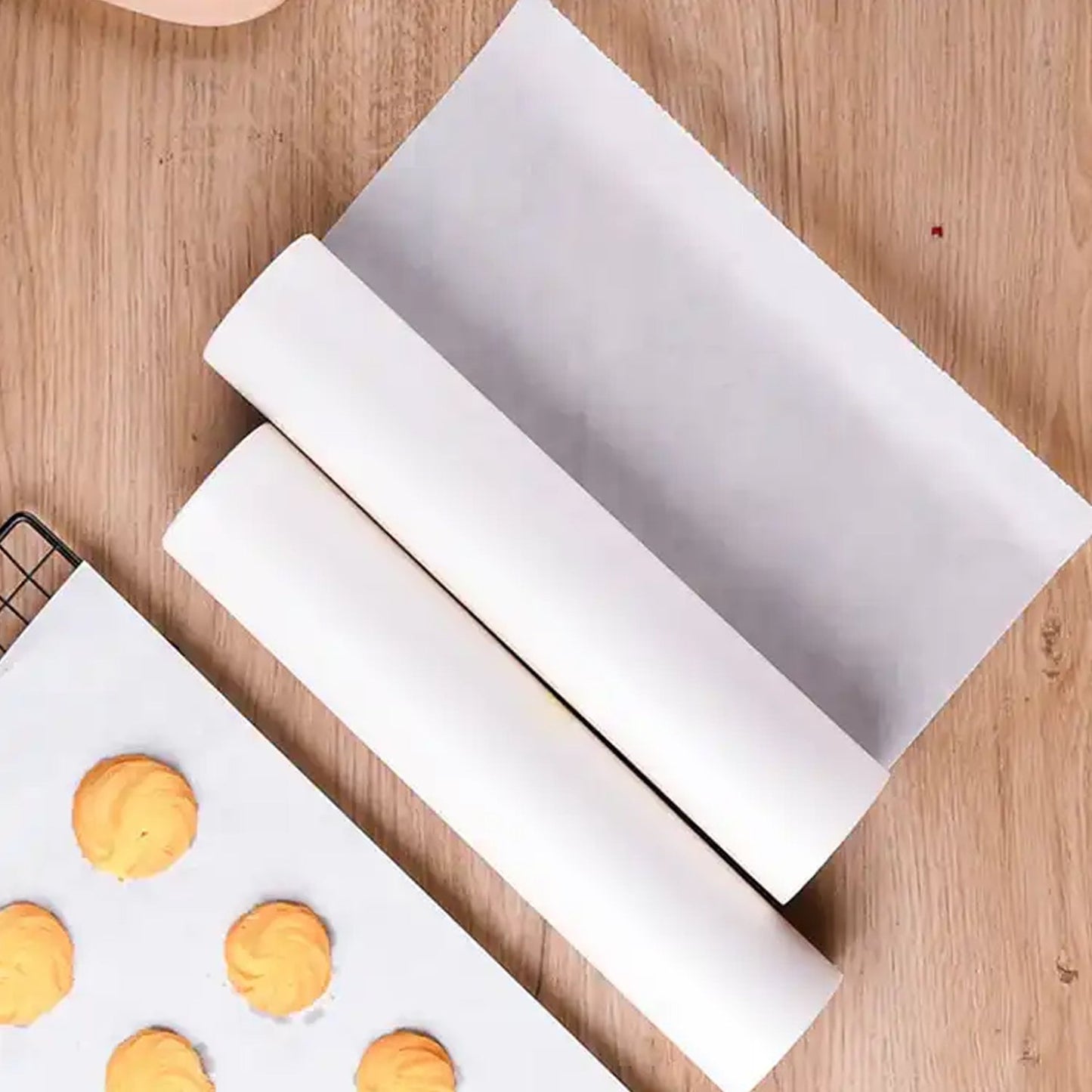 Non-Stick Parchment Paper: Easy Cleanup for Baking, Grilling & More (Microwave & Oven Safe) - Springkart 