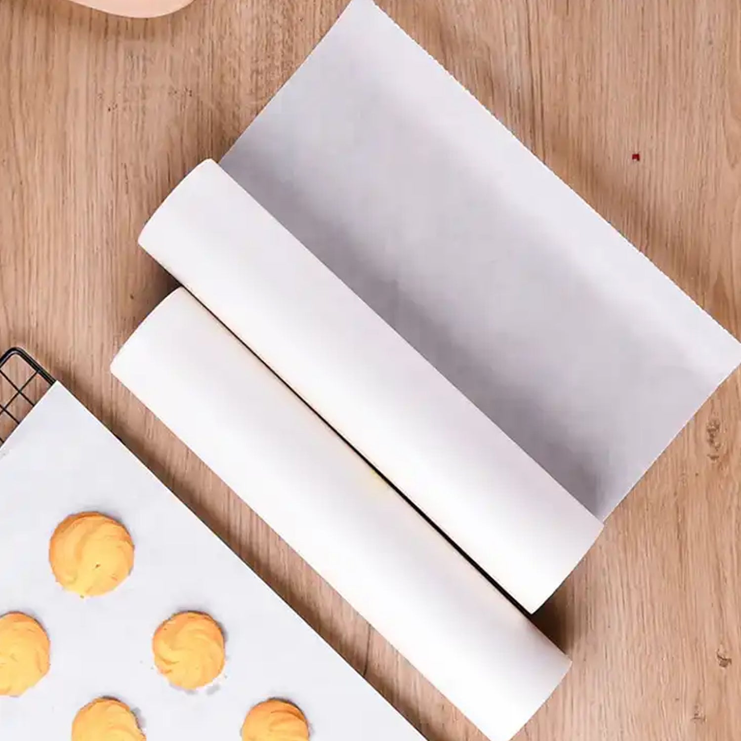 Non-Stick Parchment Paper: Easy Cleanup for Baking, Grilling & More (Microwave & Oven Safe) - Springkart 