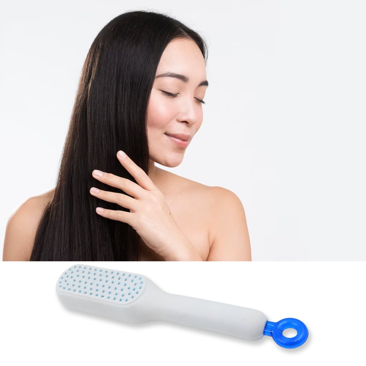 Self-Cleaning Hairbrush