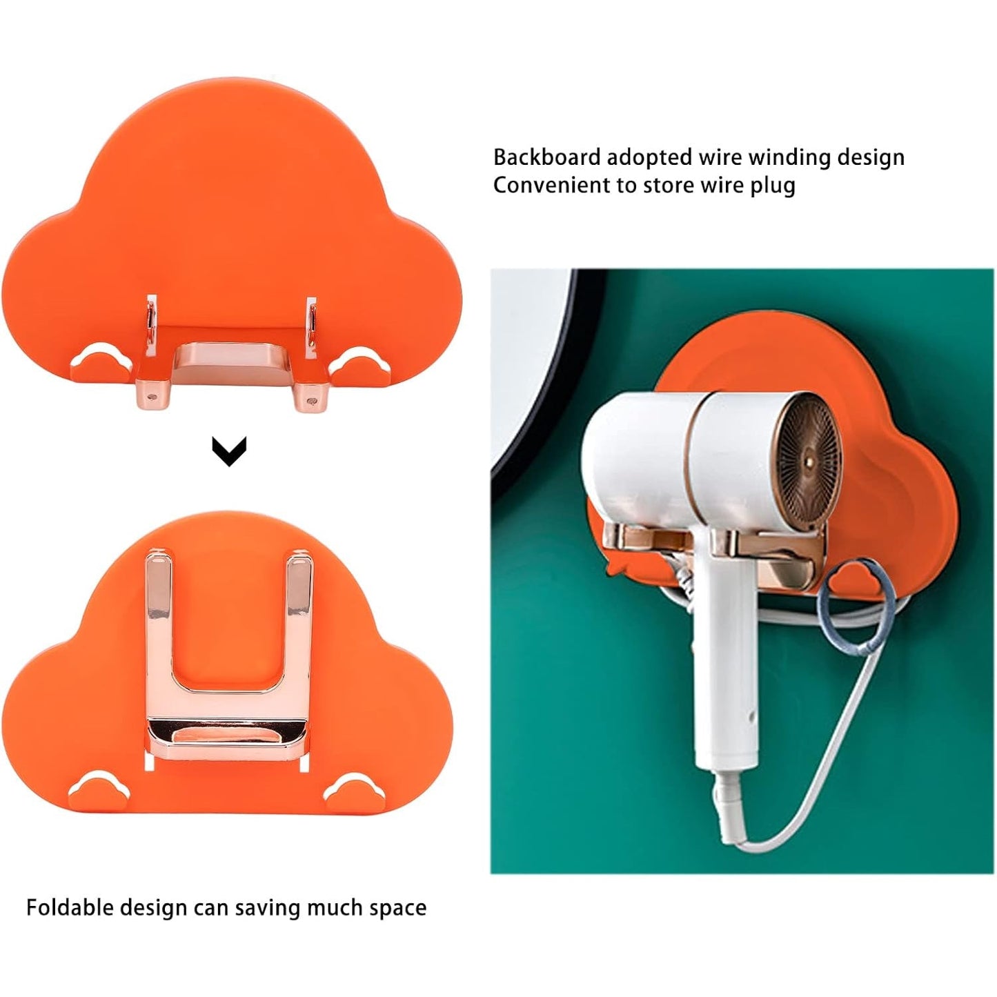 Hair Dryer Holder Stand / Frame (1 Pc) - Springkart 