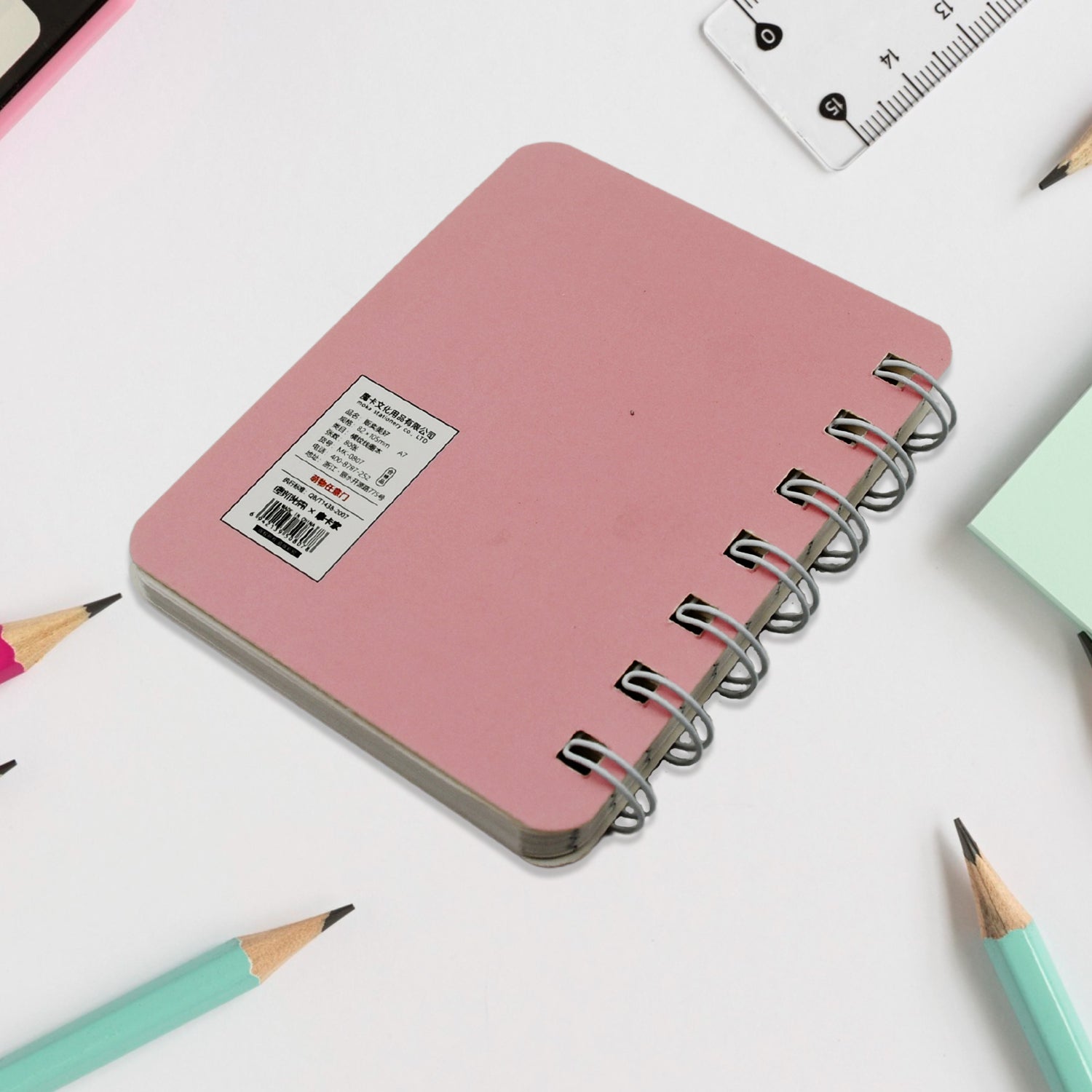 Cute Journal Diary, Notebook for Women Men Memo Notepad Sketchbook 80 Pages Writing Journal for Journaling Notes Study School Work Boys Girls, Stationery (82x105MM / 1 Pc) - Springkart 