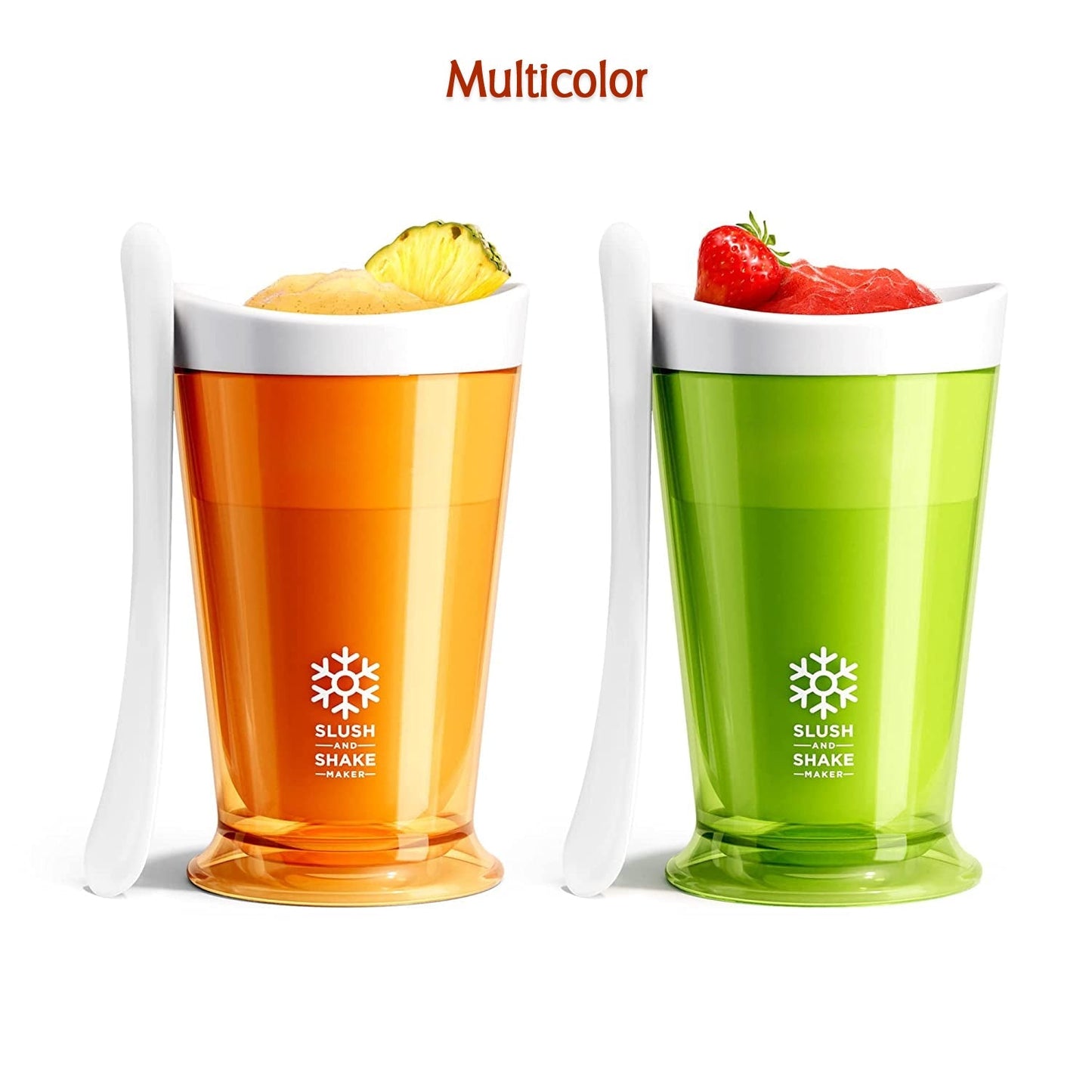 Slush and Shake Maker, BPA-Free Smoothie & Milkshake Cup, Freezer Core, Gift Box - Springkart 
