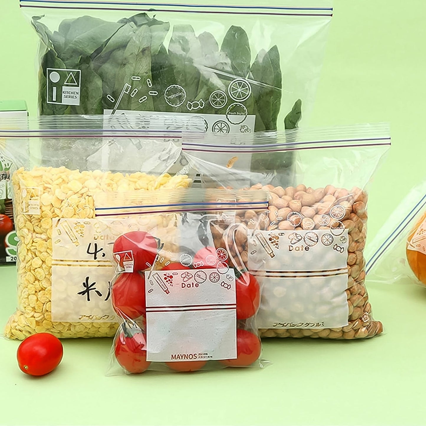 Large Food Seal Bag | Transparent Fresh Food Bags (10 Pcs Set) - Springkart 